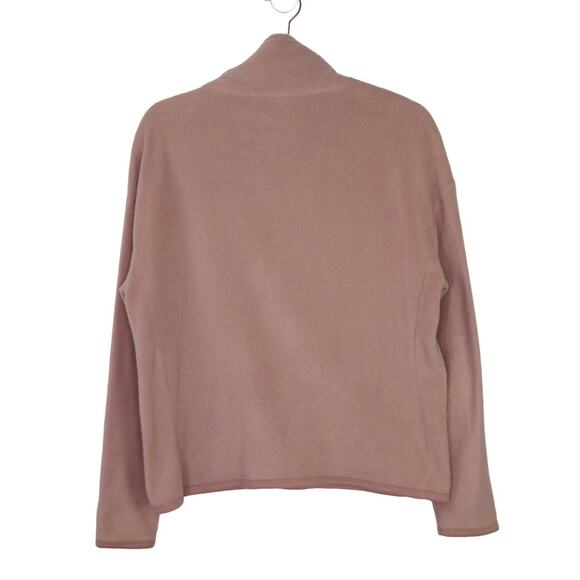 PINK Victoria's Secret Dusty Rose Quarter Zip Pullover Small Athleisure - Picture 2 of 4
